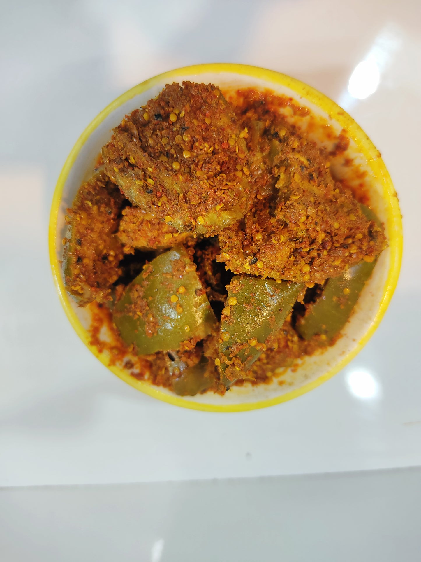 Sukha Aam ka Achar (with very less oil) / Dry Mango pickle